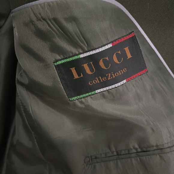 Men’s 2 piece suit Lucci 46long - Picture 2 of 6